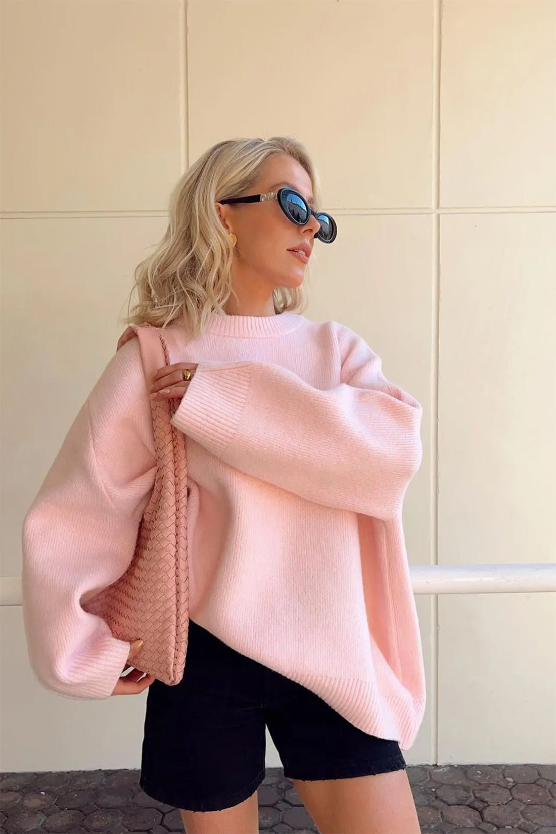 Claiere™ | Oversized Pink sweater