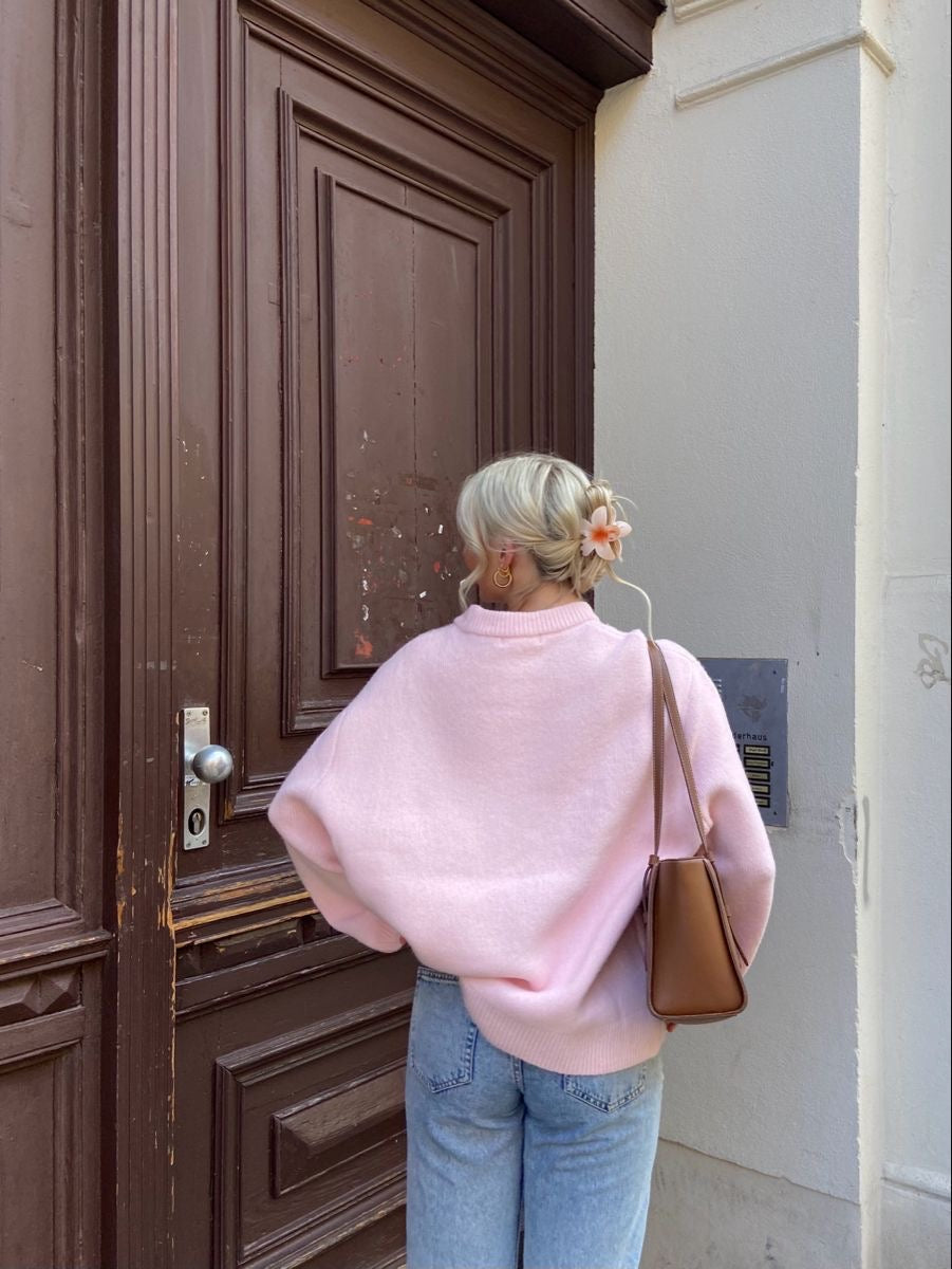 Claiere™ | Oversized Pink sweater