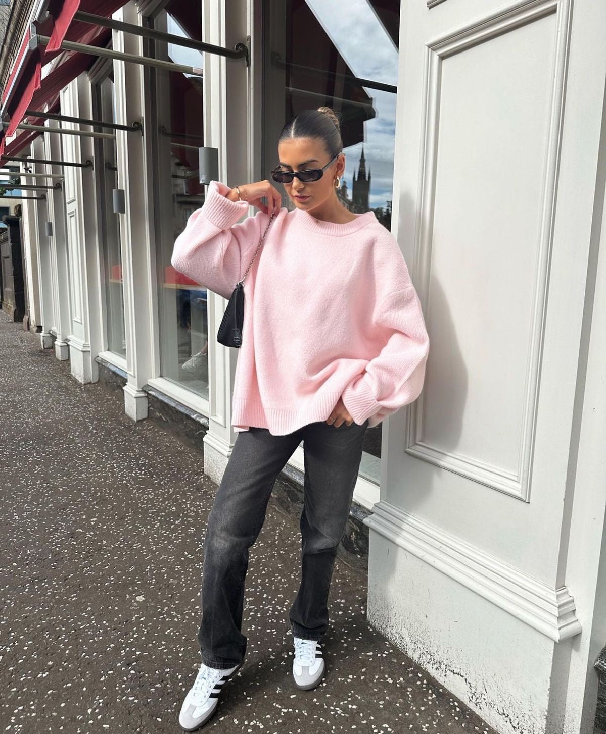 Claiere™ | Oversized Pink sweater